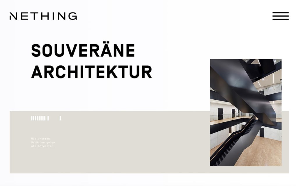 Nething Architekten Website Design Home